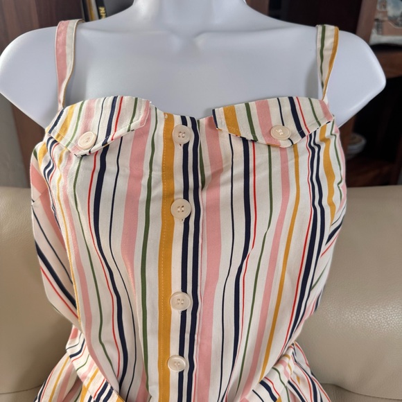 Maeve Easy Sleeveless Shirting Jumpsuit - Picture 6 of 6